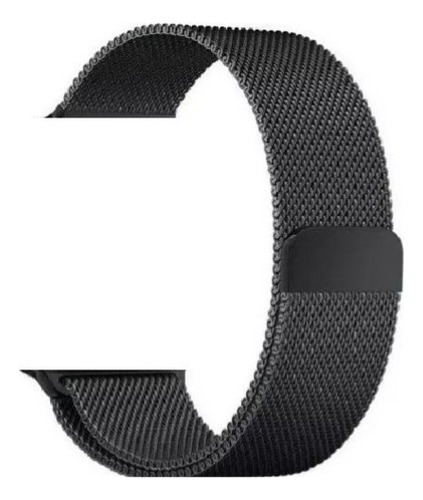 Pulseira Compatível Com Smartwatch Apple Aço Inox Magnética Cor Laranja 42 ao 49mm