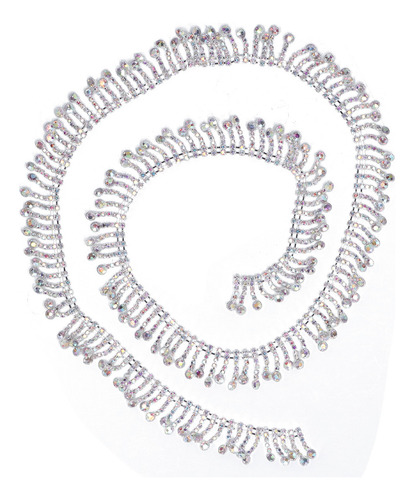 Corrente De Borla De Strass Para Decoração De Vestuário Em F