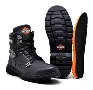 Bota Harley Davidson Motociclista +palmilha Frete Grátis