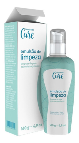 Emulsão De Limpeza Demaquilante Buona Vita 140ml Original