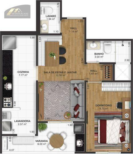 Imagem 25 de 27 de Apartamento Com 2 Dormitórios À Venda, 72 M² Por R$ 404.473 - Tupi - Praia Grande/sp - Ap2788