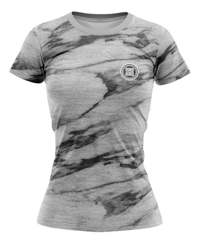 Camisa Dry Fit Feminina Esportiva Nikkyo Textura Camuflado