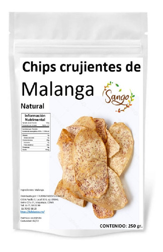 Imagen 1 de 1 de 1 Kg Chips De Malanga Taro Natural Horneado Crujiente