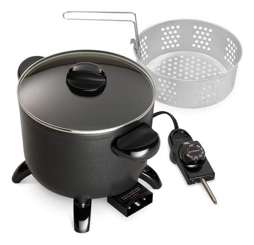06006 Hervidor De Cocina Multicocina/vaporera, Color Negro