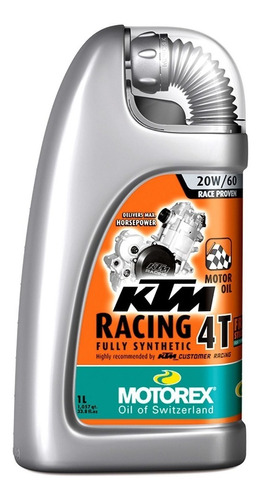 Aceite Motorex Ktm 20w 60 Full Sintetico X 1l Solomototeam