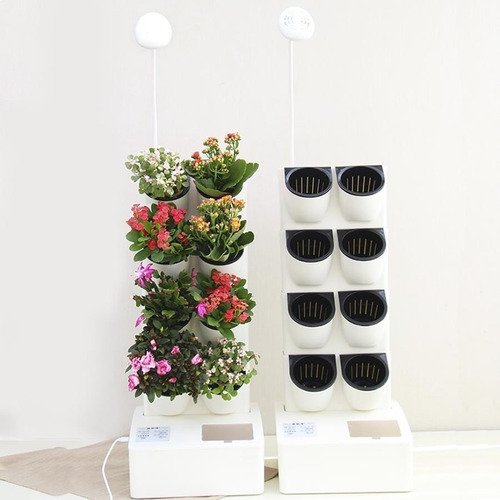 Horta Vertical Inteligente Autoirrigável Com Iluminação Led