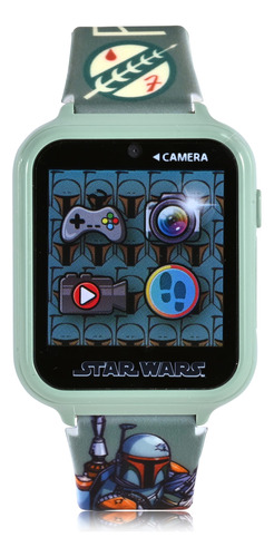 Boba Fett Star Wars Reloj Inteligente Para Niños Con Cáma.