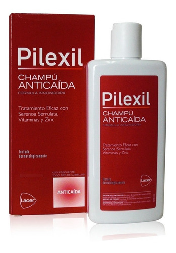 Pilexil Shampoo Anticaída 300 Ml C/ Serenoa Serrulata Y Zinc