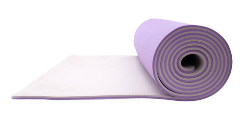 Colchoneta Yoga Mat Pilates 6 Mm Enrollable Fitness Tpe Cke Color Lila