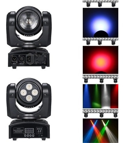 Luz Led Robótica Profesional Doble Cara Dmx Audioritmica