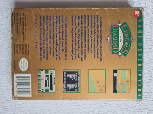 Legends Of The Diamond Nes En Caja (Usado)