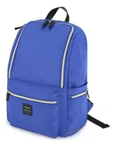Comprar Himawari - Mochila Escolar O De Viaje Porta Laptop H1006-3 Color Azul Diseño De La Tela Lisa