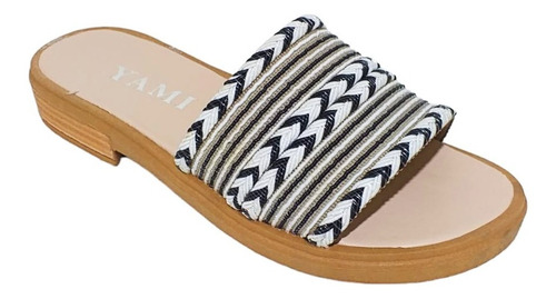 Sandalias India Black & White