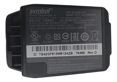 Bateria Para Colector De Datos Mc21 Symbol Motorola Zebra