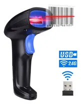 Comprar Lector Inalámbrico De Códigos De Barras Portátil Yhd1100lw, Color Negro, Inalámbrico Usb, Cable Usb, Escáner Laser De Lectura Rápida 1d, Plug And Play, Diseño Portátil Y Batería Larga Duración