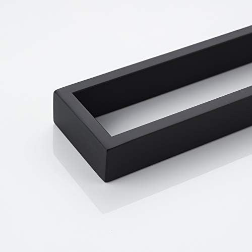 Miyili - Toallero De Acero Inoxidable Sus 304, Color Negro M