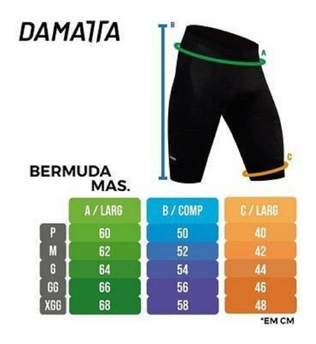 Imagem 5 de 6 de Bermuda Ciclismo Bike Profissional Acolchoada Alta Densidade