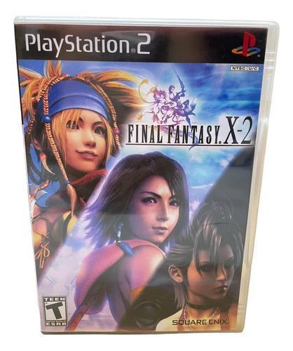 Final Fantasy X-2 Play 2 Com Capa E Pôster Ps2