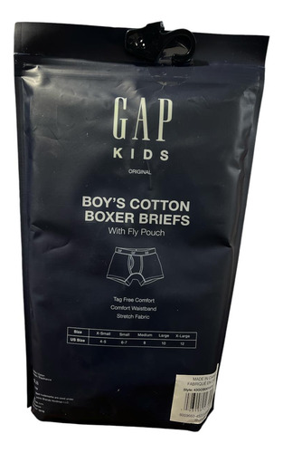 Pack 3 Calzoncillos Boxer Gap Algodón Multicolor Gap Kids