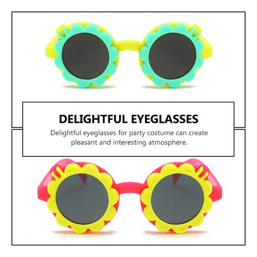Gafas De Sol Con Forma De Concha De Girasol, Divertidas Gafa