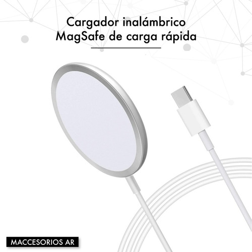 Imagen 2 de 10 de Cargador Inalámbrico Magsafe - Compatible iPhone - 15w