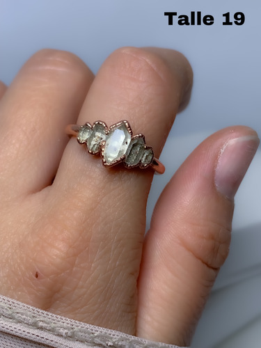 Anillo Corona De Herkimer- Varios Talles Listos Para Enviar