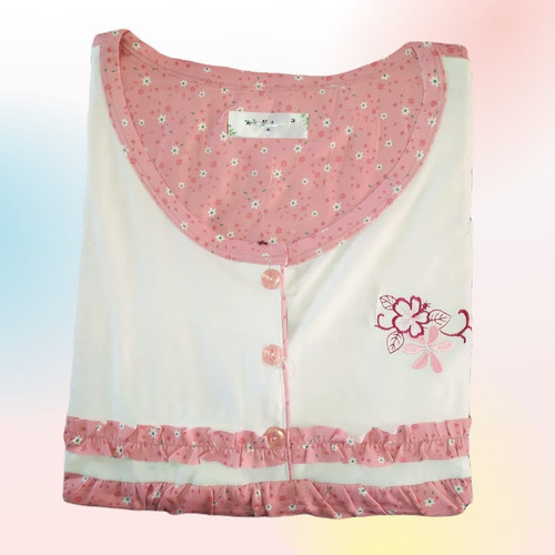 Camisa De Dormir Maternal Sin Mangas