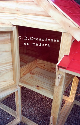 Gallinero Con Nido Para Ponedoras