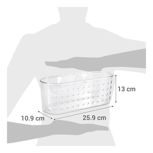 Canasto Para Ducha Acrilico