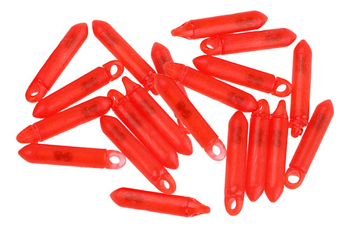 20 Piezas Catadros De Pesca Accesorios De Pesca Tackle Rojo