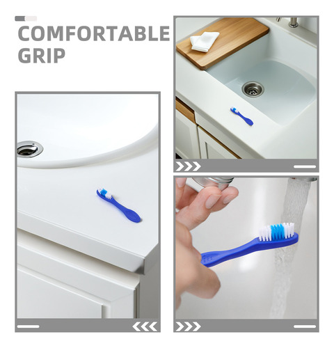 12 Cepillos De Dientes Compactos De Viaje Con Cerdas Suaves