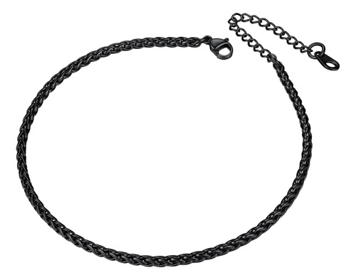 Tobillera De Cadena De Trigo Richsteel, Pulsera De Tobillo N