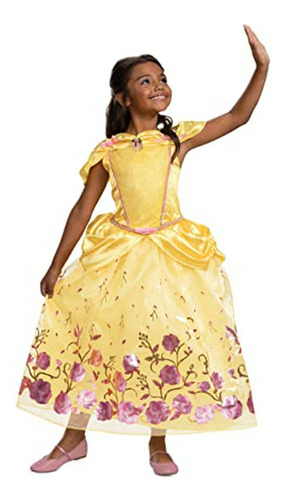 Disfraz Princesa Bella Para Niñas, Compatible Con Disney.