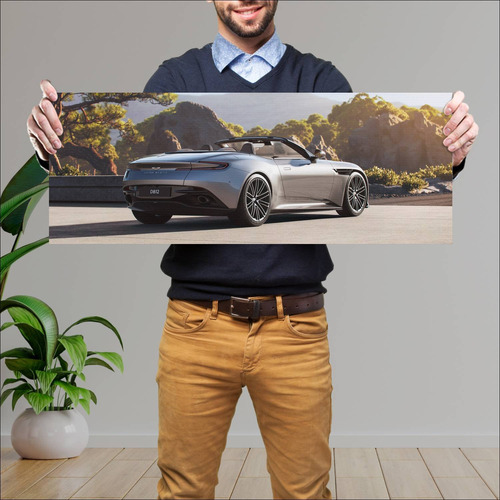 Cuadro 30x80cm Auto 2024 Aston Martin Db12 Volante