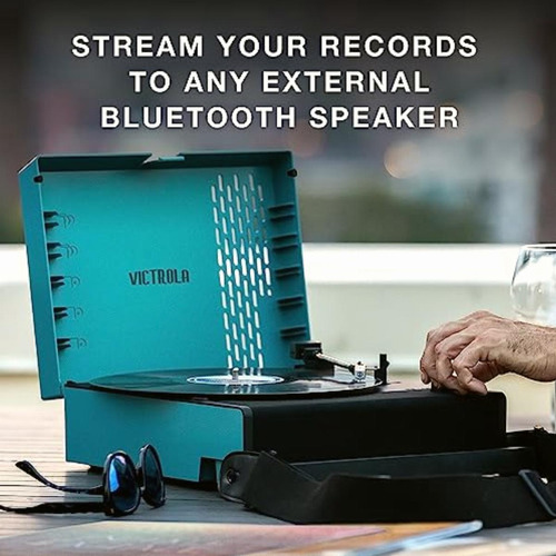 Victrola Revolution Go 3-speed Bluetooth Portable Record