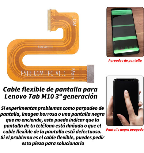 Cable Flex De Lcd Para Lenovo Tab M10 3ra Tb328fu Tb328xu