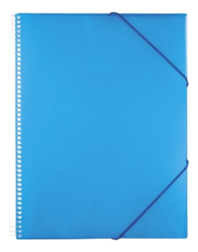 Carpeta De Anillos Archivador Documentos 20fundas Color Azul