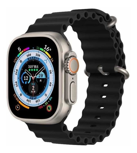 Imagen 5 de 10 de Correas Para Apple Watch Ultra Tipo Ocean De Silicone