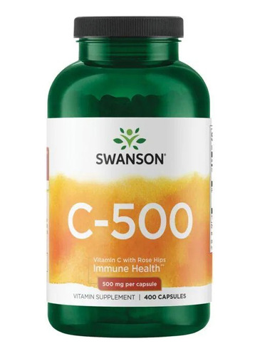 Vitamina C 500 Mg De 400 Capsulas Swanson