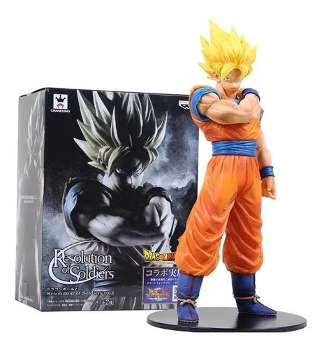 Action Figure Goku Super Saiyajin - Dragon Ball - Zaplox Colecionáveis