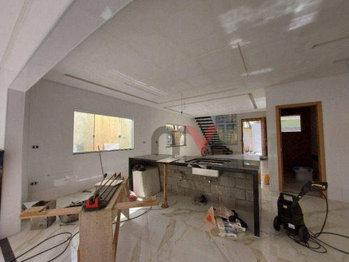 Imagem 9 de 30 de Sobrado À Venda, 460 M² Por R$ 2.500.000,00 - Canto Do Forte - Praia Grande/sp - So0137