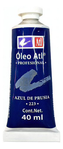 Oleo Atl T-14 Tubo De 40 Ml Color A Escoger Pintura Color del óleo 223 Azul Prusia