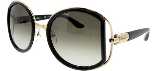 Salvatore Ferragamo Sf719s-001 Ladies Black Sf719s Gafas De 