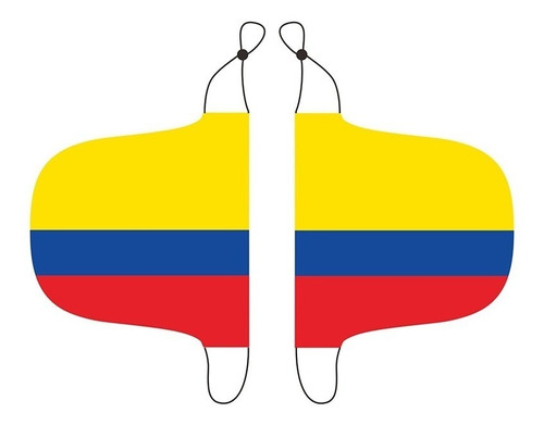 Bandera Selección Colombia Espejo Retrovisor + Bandera 