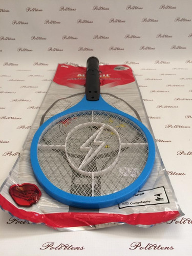 Imagem 3 de 7 de Raquete Mata Mosquito Pernilongo Elétrica Recarregável K4129