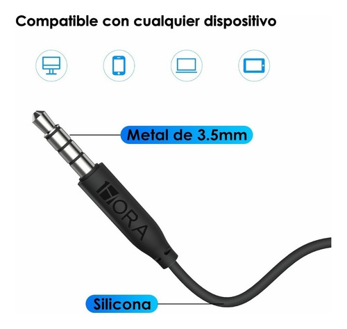 1hora Audifonos Manos Libres Auriculares Con Microfonos In-e