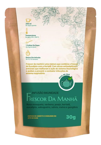 Chá Alívio Da Gripe E Resfriados, Dores De Garganta E Febre.