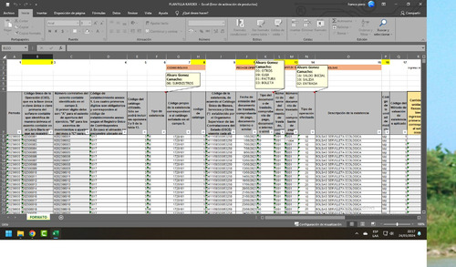 Kardex, Elaboración Plantilla Excel Sunat