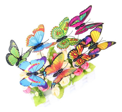Fweaad 25 Cortes De Mariposa De Jardín Coloridos Mariposa