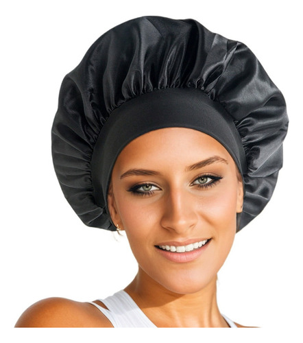 Gorro Para Dormir, Gorro De Pelo, Gorro De Satín Curly 2pzas